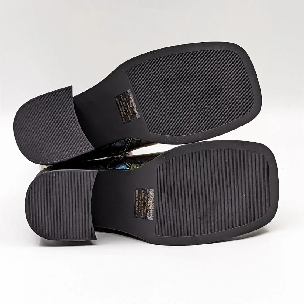 Steve Madden Women Klayton 90's Retro Dolls Chunky Heel Platform Boots Size 8 - Picture 4 of 12